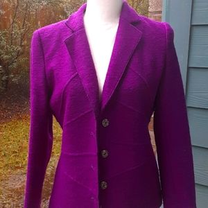ParkHurst Womans Sz Small Boiled Wool Jacket